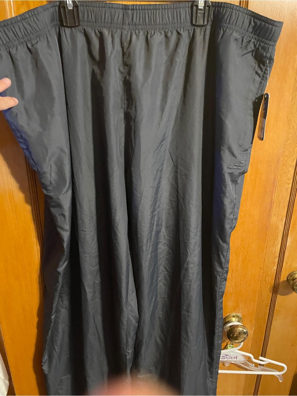Dark grey Lightweight Nylon mesh pants